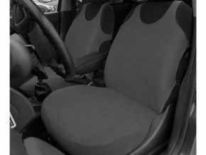Universele katoenen autostoelhoezen POK, grijs, voor + achter