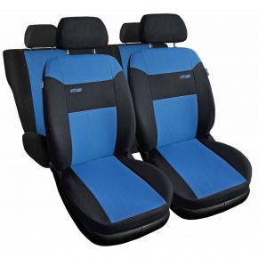 RS universele stoffen autostoelhoezen blauw geschikt voor Audi Q7