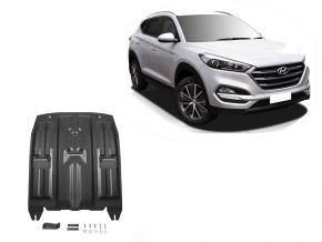 De stalen deksel van de motor en de voor Hyundai Tucson TL 2WD/4WD 1,6GDI;2WD/4WD 2,0MPI; 2WD/4WD 2,0CRDI; 2WD/4WD 1,6T (177hp) 2015-2020