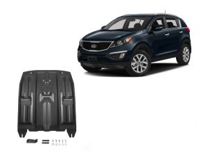 De stalen deksel van de motor en de voor Kia Sportage 2WD/4WD 2,0MPI; 2WD/4WD 2,0CRDI; 2WD/4WD 1,6T (177hp) 2016-