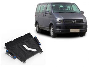 De stalen deksel van de motor en de voor Volkswagen  T5 (Caravelle; Multivan; Transporter) past op alle motoren 2003-2010, 2010-2015, 2015-