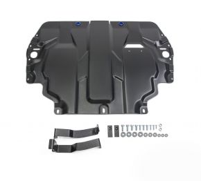 De stalen deksel van de motor en de voor Skoda  Superb 1,4; 1,8; 2,0; 3,6 2008-2014