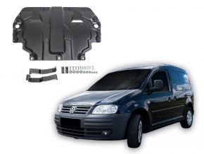 De stalen deksel van de motor en de voor Volkswagen  Caddy III past op alle motoren (w/o heating system) 2006-2015