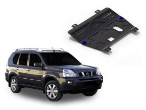 De stalen deksel van de motor en de voor Nissan  X-Trail T31 2,0; 2,5 2007-2013