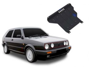 De stalen deksel van de motor en de voor Volkswagen Golf II MT past op alle motoren 1986-1992