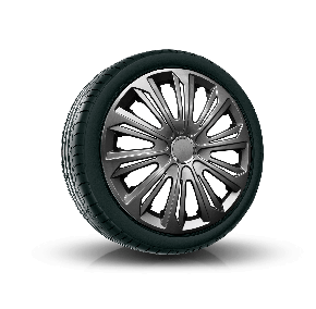 Wieldoppen TOYOTA 14", STRONG GRAFIET GELAKT 4 stuks