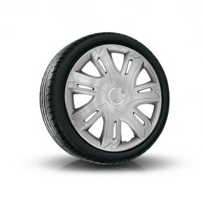 Wieldoppen VOLVO 14", SUPERNOVA grijs gelakt 4 stuks