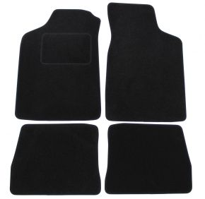 Velours automatten op maat voor Citroen Saxo 1996-2004 (4 stuks)
