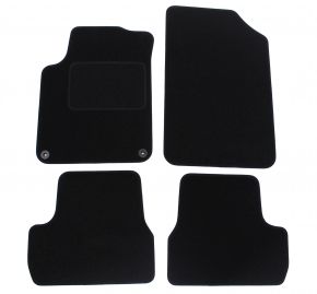 Velours automatten op maat voor Citroen C3 II 2009-2016 (4 stuks)