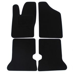Velours automatten op maat voor Fiat Cinquecento 1991-1998 (4 stuks)