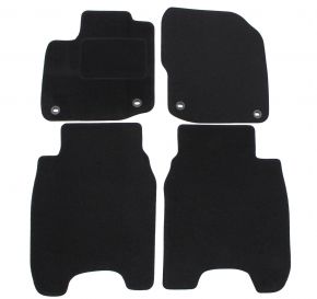 Velours automatten op maat voor Honda Civic 2012-2016 (4 stuks)