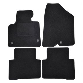 Velours automatten op maat voor Hyundai Santa Fe 2013-2017 (4 stuks)
