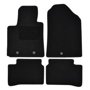 Velours automatten op maat voor Hyundai i10 2013-2019 (4 stuks)