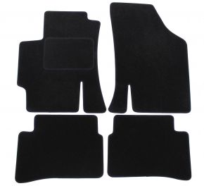 Velours automatten op maat voor Kia Rio II 2005-2011 (4 stuks)