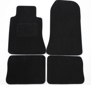 Velours automatten op maat voor Mercedes W124 1985-1995 (4 stuks)