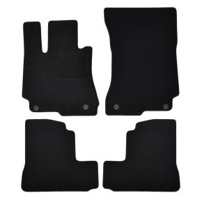 Velours automatten op maat voor Mercedes S-Class W221 2005-2013 (4 stuks)