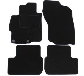 Velours automatten op maat voor Mitsubishi Lancer 2008-2017 (4 stuks)