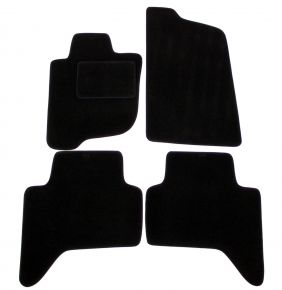 Velours automatten op maat voor Mitsubishi L200 2006-2015 (4 stuks)