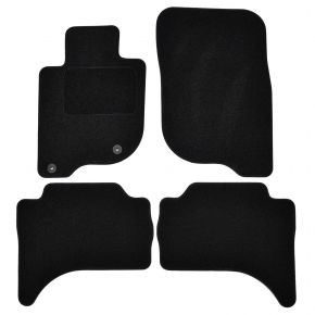 Velours automatten op maat voor Mitsubishi L200 2015-2019, 2019- (4 stuks)