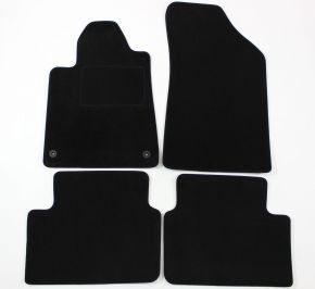 Velours automatten op maat voor Peugeot 407 2004-2011 (4 stuks)