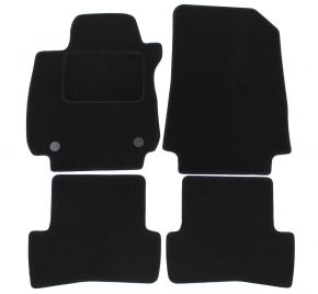 Velours automatten op maat voor Renault Clio IV 2012-2019 (4 stuks)