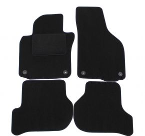 Velours automatten op maat voor Skoda Octavia II 2004-2013 (4 stuks)