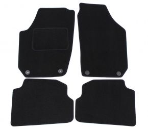 Velours automatten op maat voor Skoda Fabia II 2007-2014 (4 stuks)