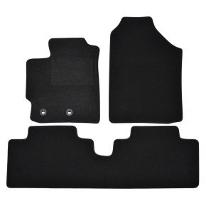 Velours automatten op maat voor Toyota Yaris 2011-2019 (3 stuks)