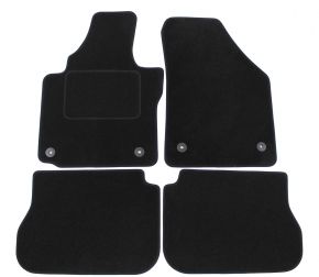Velours automatten op maat voor Volkswagen Caddy 2003-2015 (4 stuks)