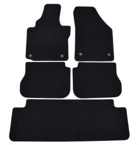 Velours automatten op maat voor Volkswagen Caddy 2015-2020 (7-zits) (5 stuks)